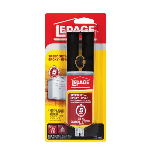 Colle époxy à prise rapide pro Lepage 25ml