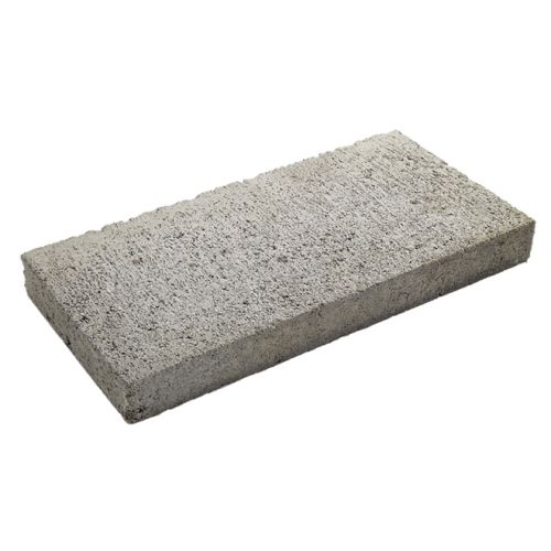 Bloc plein en béton 2" x 8" x 16" Gris