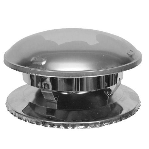 Chapeau de cheminée en acier inoxydable, 6"