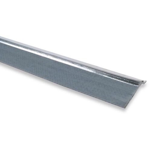 Contour de porte de garage avec insertion en caoutchouc 9' gris