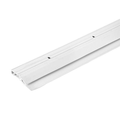 Contour de porte de garage en vinyle avec insertion en vinyle 9' blanc