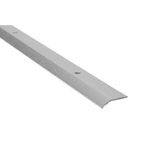 Moulure égalisatrice en aluminium 1" x 3' argent martelé