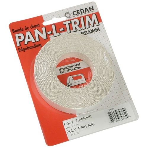 Melamine Blanche avec grains de bois 417 ¾"  x 25'