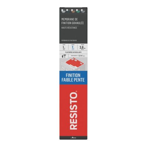 Membrane de finition HR, 1 m x 7 m, brun