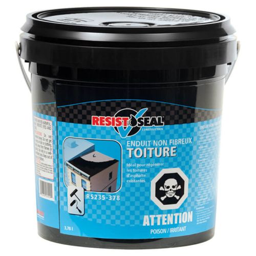 Enduit non fibreux pour toiture, 3,78 l