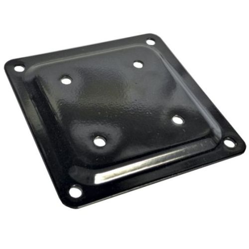 Connector plate, black, 4"x4"