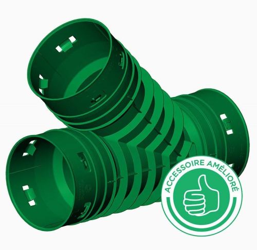 Y 45dg Drain 4" PE