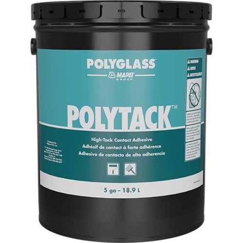 Polytack adhésif contact, 18,9L, apprêt solvanté à haute adhérence