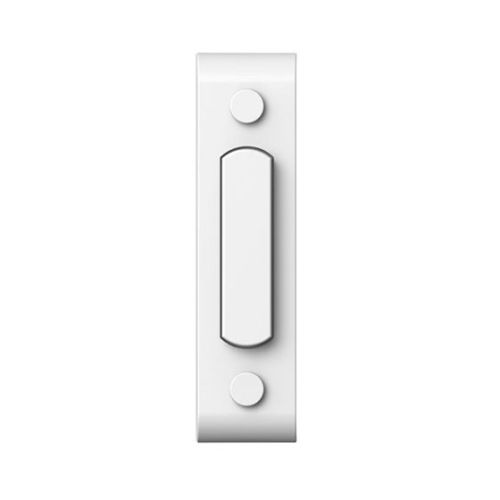 Bouton de carillon électrique filaire en métal avec éclairage intégré