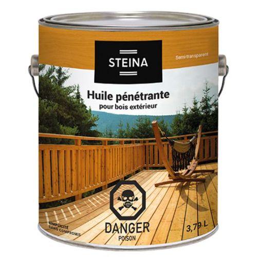 Huile pénétrante extérieur Steina, Séquoia - 120, 3.78l