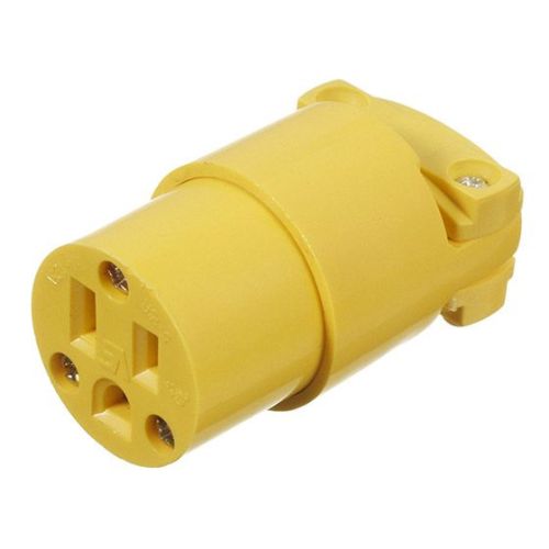 Yellow Heavy Duty Connector 2P/3F 15A