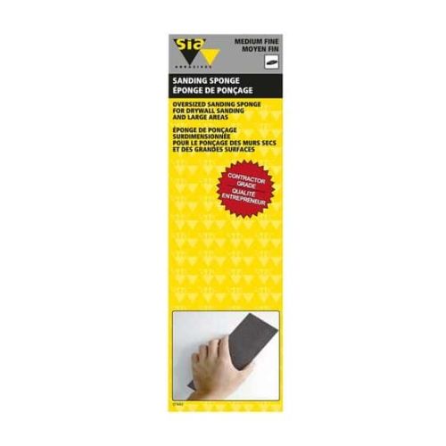 Abrasive sponge Medium/Fin 3-1/4" x 9" x 1"