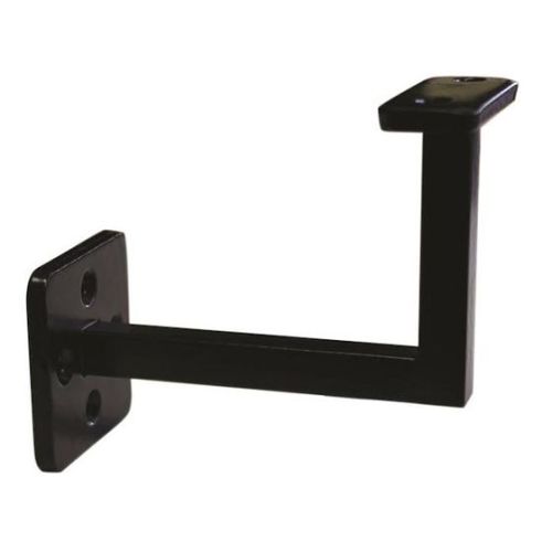 Support de main courante en acier noir