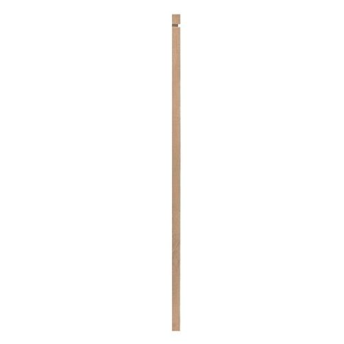 Demi-poteau érable 2 1/2 po x 2 1/2 po x 44 po naturel série 8000