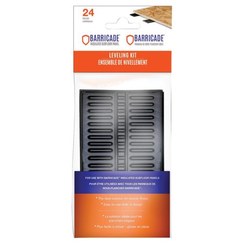 "BARRICADE" Subfloor Leveling Shims - Pack of 24