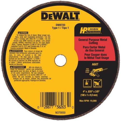 A60T Wheel, 4-Inch X .035-Inch X 3/8-Inch