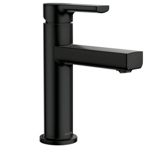 Bathroom Sink Faucet RINZA 1 Handle Matte Black