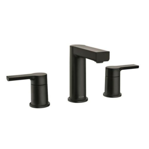 Bathroom Sink Faucet RINZA 2 Handle Finished Matte Black