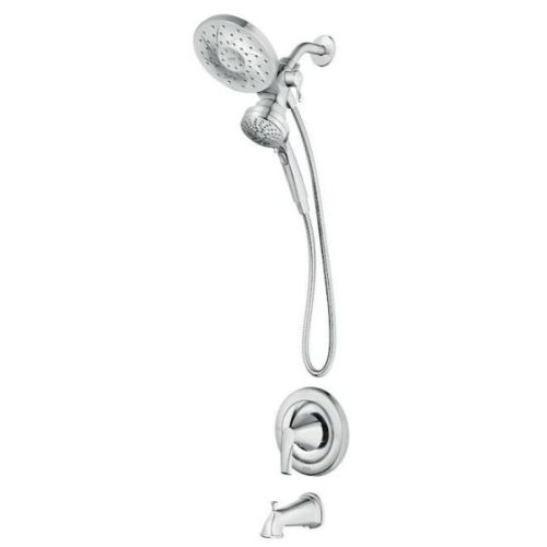 GRAEDEN Bath/Shower Faucet Chrome Finish Whit Magnetix Rain Shower