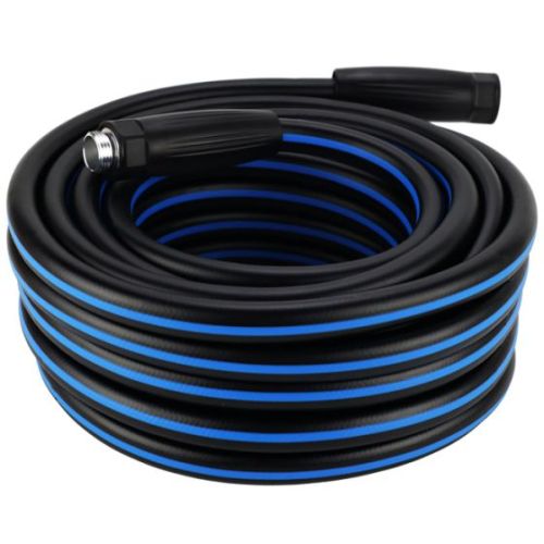 Hybrid Polymer 5/8-in Dia. Heavy-Duty Black Garden Hose - 50 feet