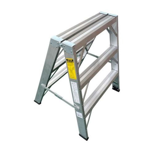 Aluminum Sawhorse Ladder 3-ft 300-lb