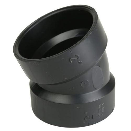 ABS 22 1/2° elbow 2" socket