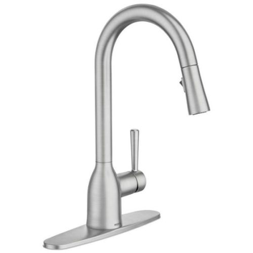Adler Kitchen Faucet 1 Handle And Retractable Stainless Steel Spout