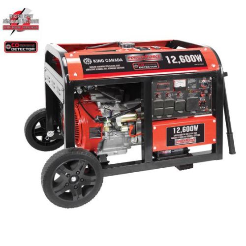 12,600 W Gasoline Generator With Electric Start