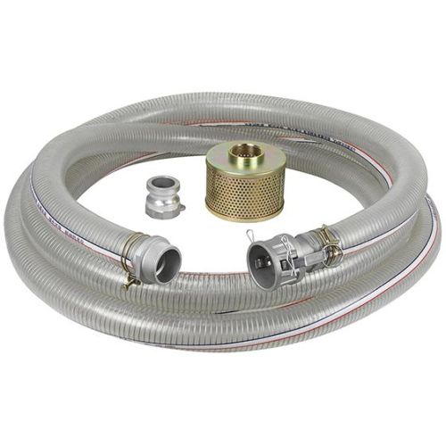 Tuyau d'aspiration en PVC 2" x 25' pour pompe à eau
