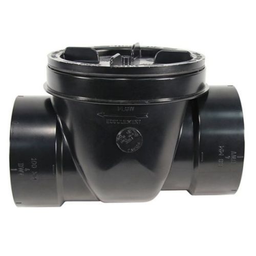 Clapet anti retour femelle sans évent de 1 1/2" en ABS DWV