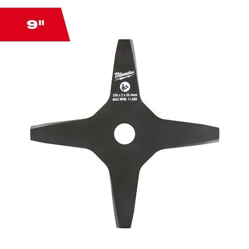 9" 4-Tooth Brush Cutter Blade