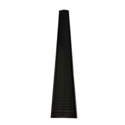 Black Aluminum Gutter Guard, 20 Linear Feet