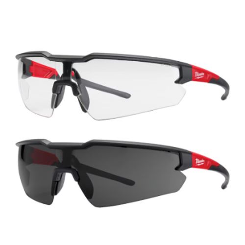 Clear And Tinted Anti-Scratch Safety Glasses (2-Pack)
