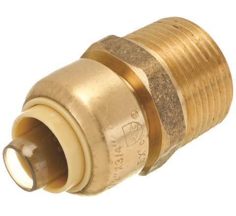 1/2" x 3/4" Push-Fit Male Adapter - Lead Free