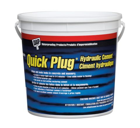 QuickPlug Hydraulic Cement - Grey - 5 kg