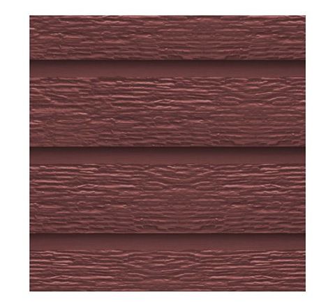 Number 2 Ridgewood D5 Siding - 12" x 12' - Country Red