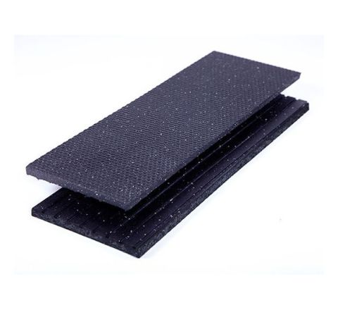 Recycled Rubber Stair Tread - 24"x8"x1/2"