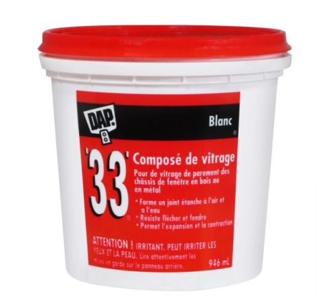 33 Window Glazing - 946 ml - White