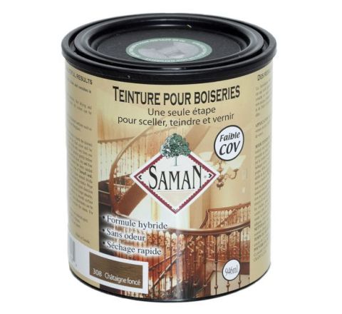 SAMAN Stain and Varnish - Dark Chestnut - 946 ml