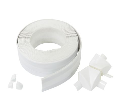 Adhesive Sealer Tub Surround - White - 1-1/2" x 11'