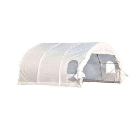 Double Car Shelter White 18'Large x 20'Long x7'-10"Height