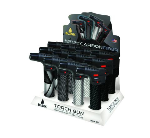 Torch Lighter "Carbon" Assorted