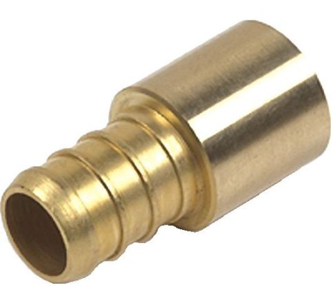 Adaptateur mâle en PEX avec cuivre, 1/2"