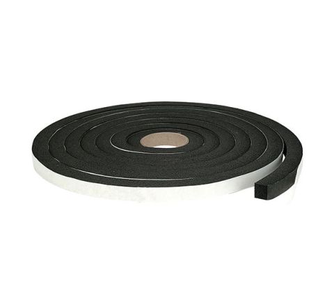 1/4'' X 3/8'' X 10' Extra-Durable Foam Window Seal Black