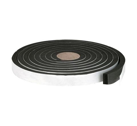 3/8'' X 3/4'' X 10' Extra-Durable Foam Window Seal Black