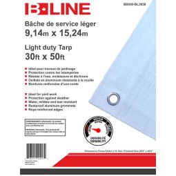 Bâche 30' X 50' blanc