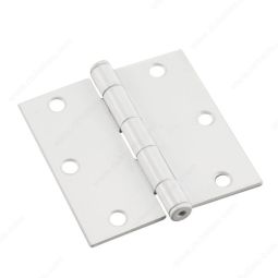 Door hinge - White - 3 1/2" - 2/Pkg