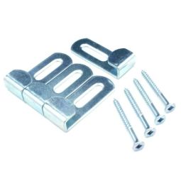 Mirror Clips, Zinc 1/4" (4)