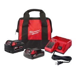 M18 Kit with (1) 5.0 Ah Battery, (1) 2.0 Ah Battery, Charger & Bag