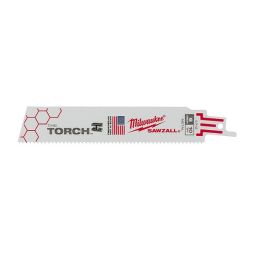 6 in. 10 TPI TORCH Thick Metal Cutting SAWZALL  Saw Blades   5 Pack